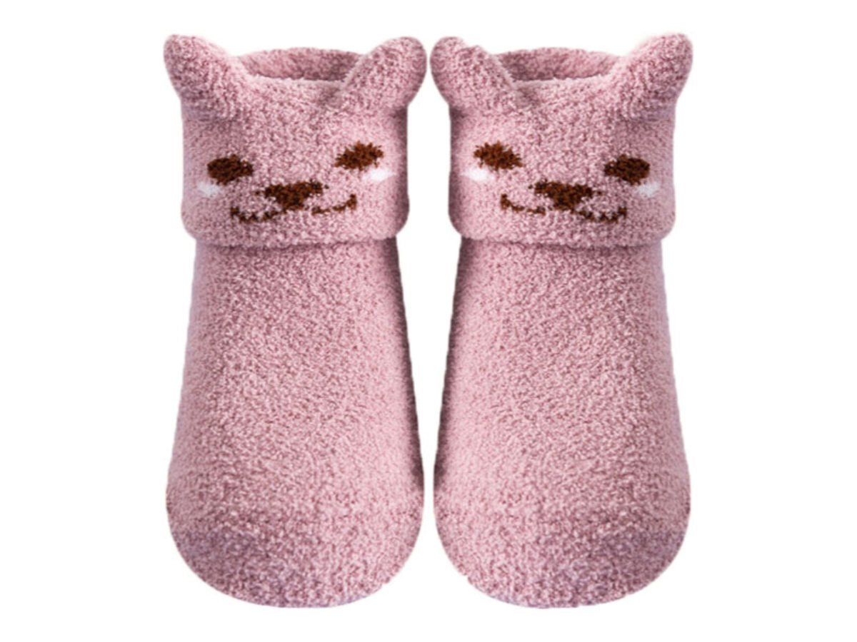 Chaussons Antidérapants Pour Bébé - Semelle Légère En Coton, Pré-marche Printemps-Automne - Taille 20-25
