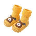 chaussette antidérapante jaune ours bébé