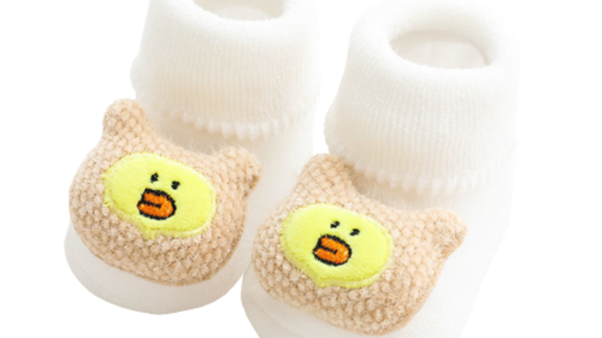 Chaussons bébé antidérapant taille haute – Baby-Feet