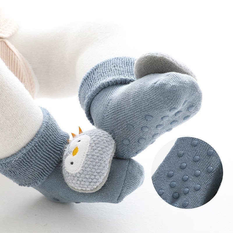 Chaussons-chaussettes antidérapants NOUNOURS par C2BB, spécialiste des  chaussures/chaussons/chaussettes pour bébés et enfants
