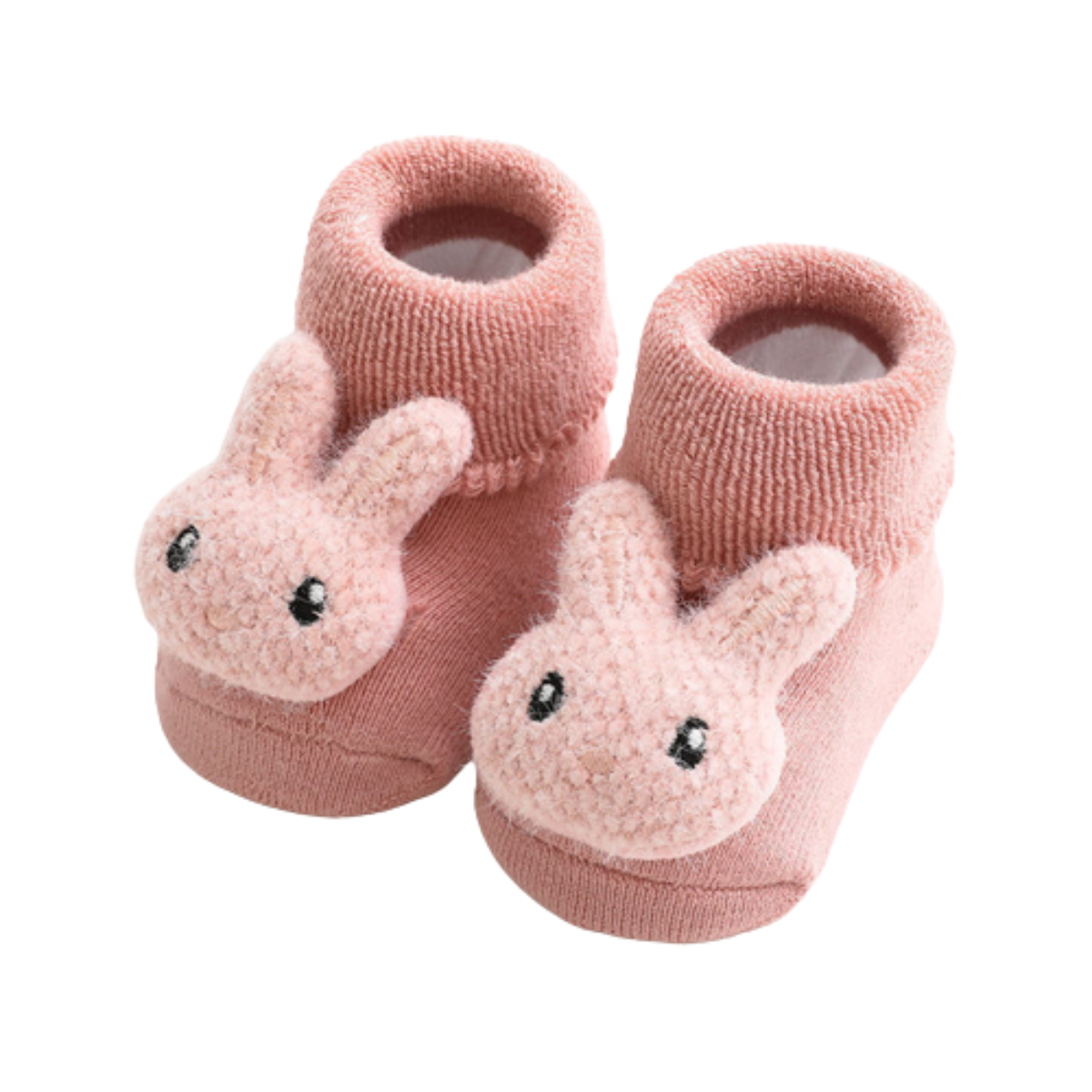 Chaussettes antidérapantes montantes pour bébé avec motif lapin -  Chaussettes/Chaussettes antidérapantes - Le palais du peton