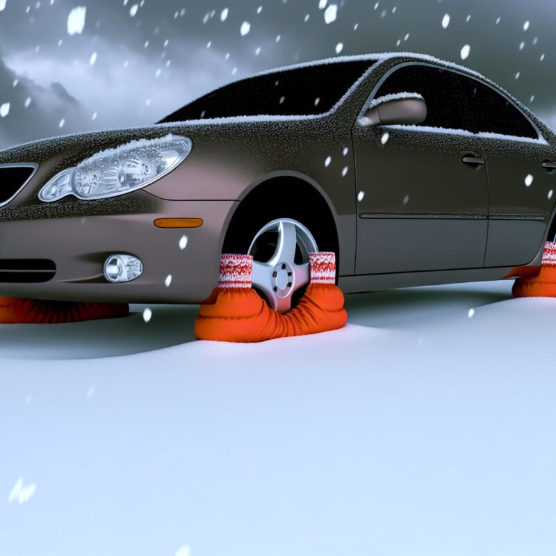 comment mettre chaussette neige