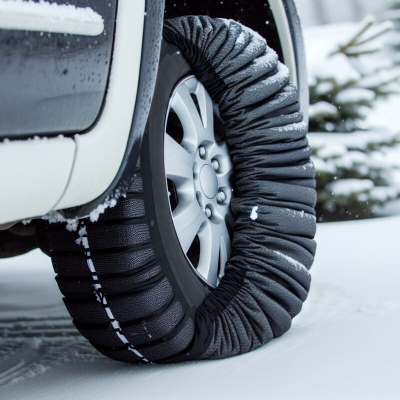 comment monter des chaussettes à neige