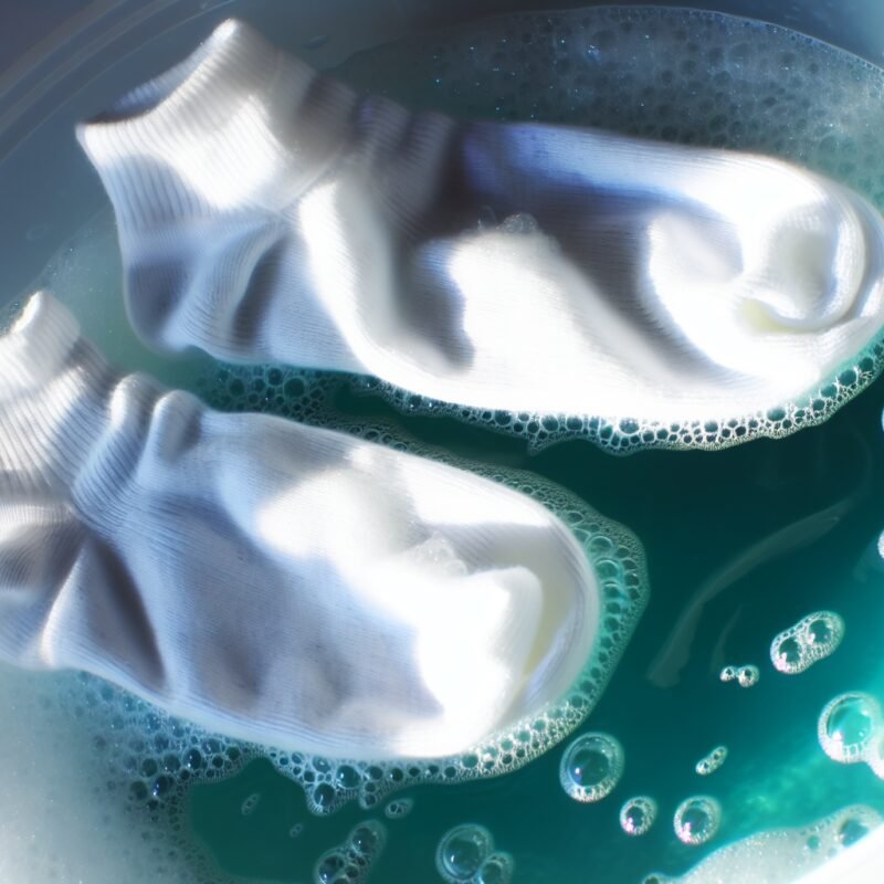 comment detacher des chaussettes blanche