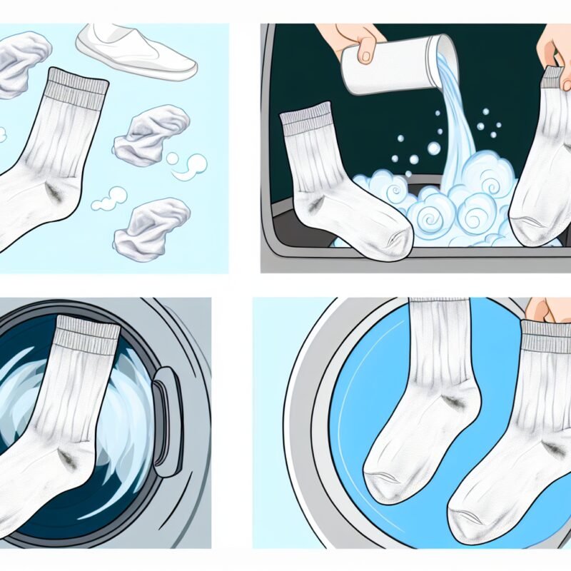 comment détacher des chaussettes blanches