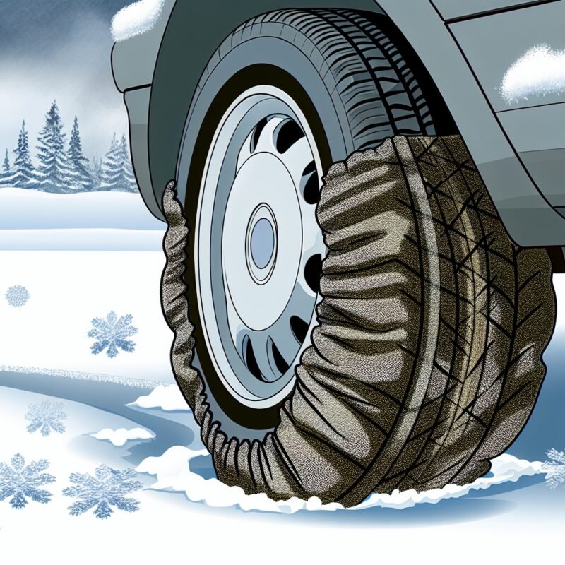 comment mettre des chaussette neige