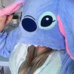 Combinaison pilou femme stitch bleu photo review