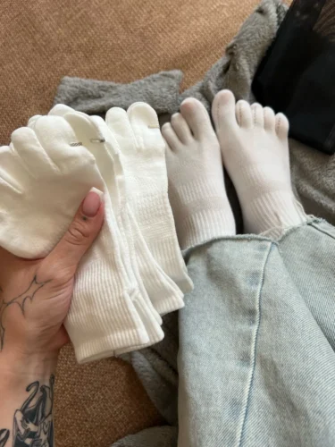 Chaussette doigt de pied photo review