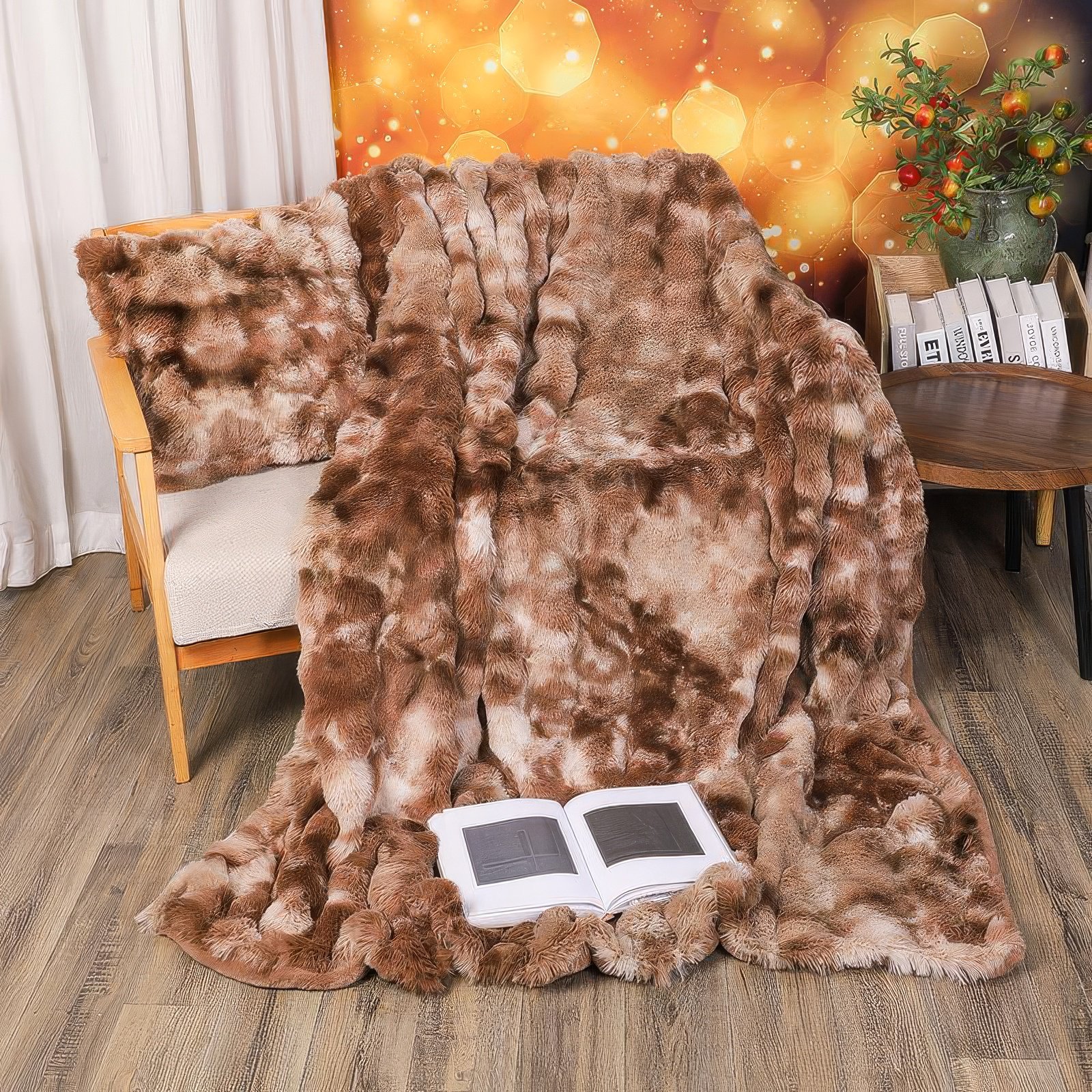 Plaid fausse fourrure luxe (1)