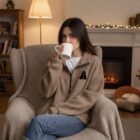 Pull pilou pilou femme brodé, vue 2
