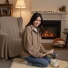 Pull pilou pilou femme brodé, vue 5