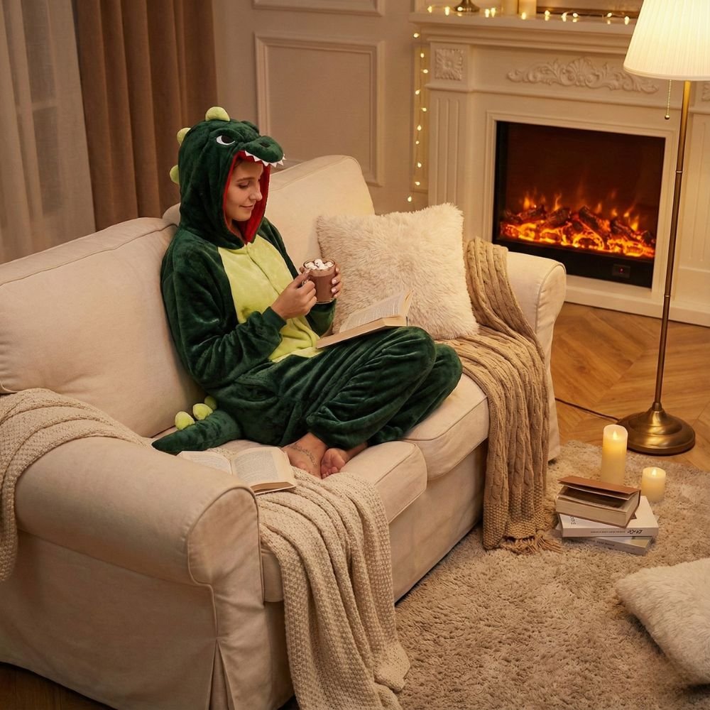 Combinaison pilou pilou femme dinosaure 1