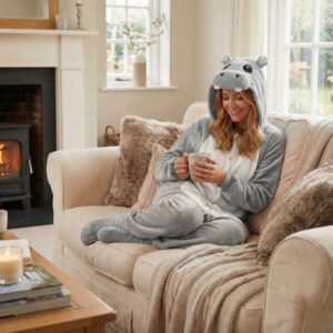 Combinaison pilou pilou femme hippopotame - S