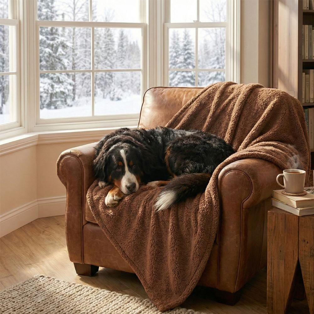 Plaid fourrure chien 4