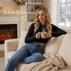 Pull pilou femme crop, vue 5