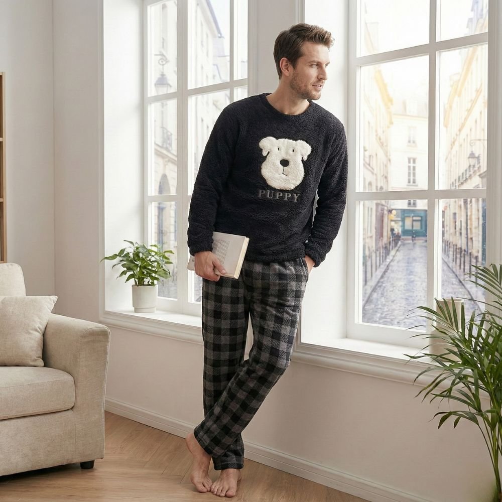 Pyjama homme pilou pilou chien 4