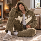 Pyjama homme pilou très chaud, vue 5