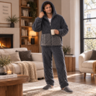 Pyjama homme pilou très chaud, vue 8