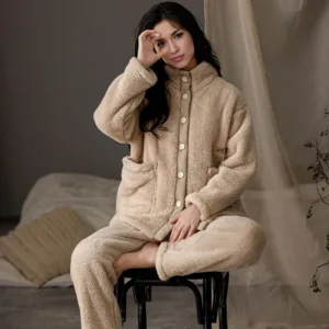 Gros pyjama femme pilou - M