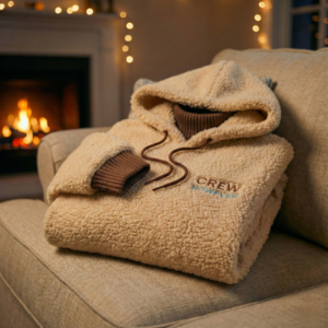 Gros pull pilou pilou femme - Beige, S