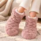 Chaussons femme en pilou pilou moelleux, vue 6
