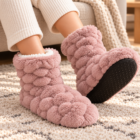 Chaussons femme en pilou pilou moelleux, vue 3