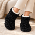 Chaussons femme en pilou pilou moelleux, vue 5