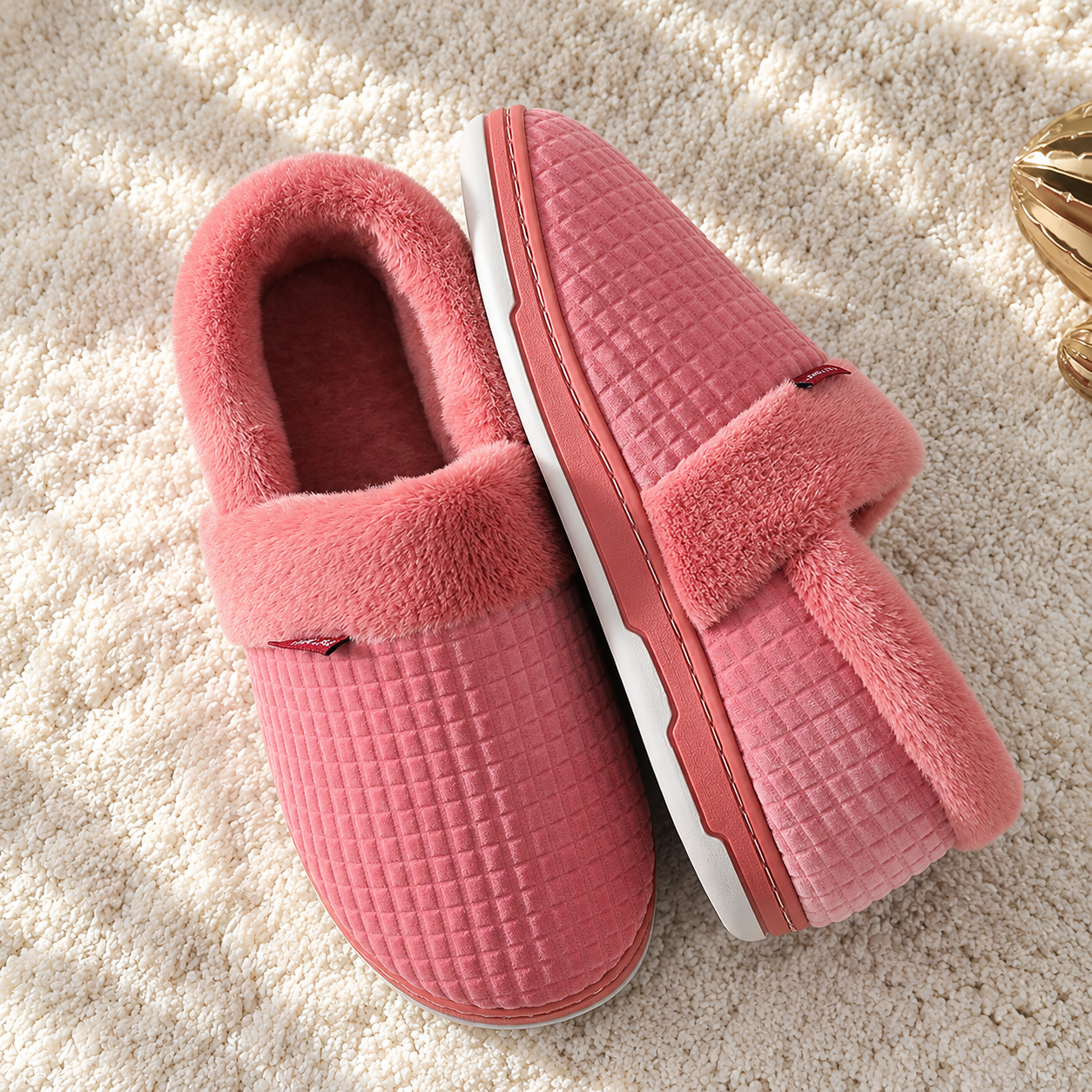 Chaussons roses en pilou pilou, vue 7