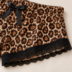 Ensemble pyjama short femme motif léopard, vue 7