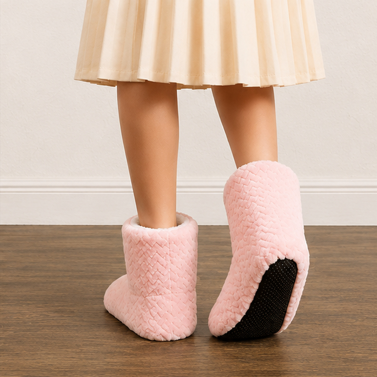 Chausson femme en pilou pilou doux, vue 10