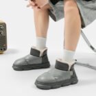 bottines intérieur matelassées vert kaki fourrées vue 4