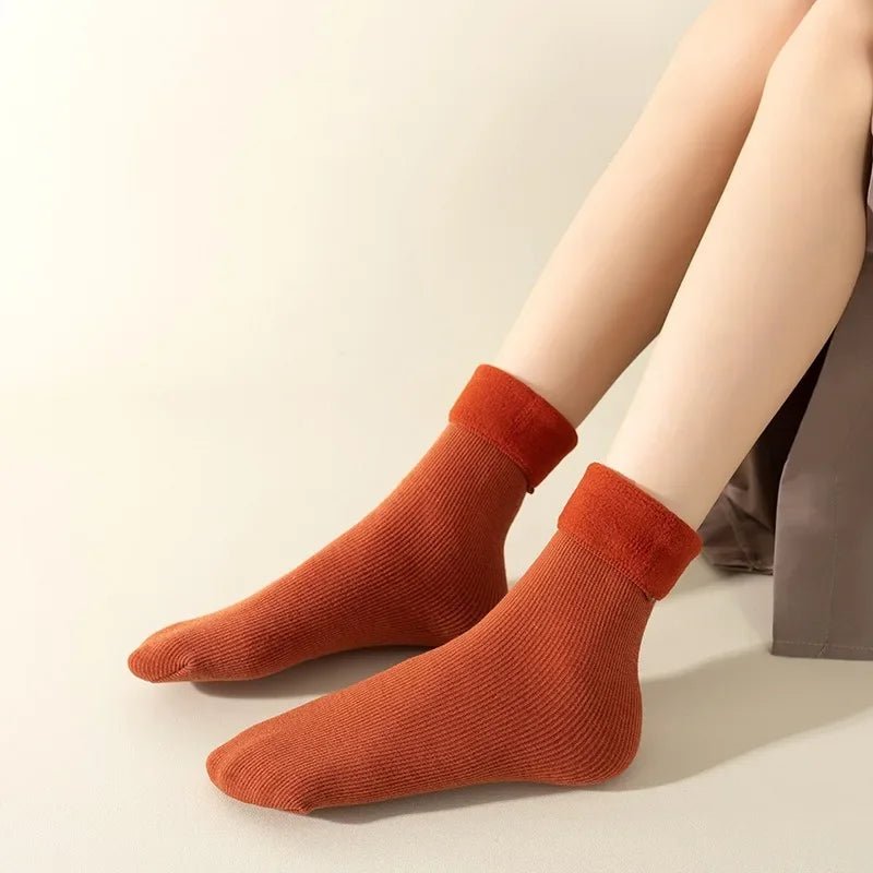 Chaussettes pilou pilou moelleuses unisexes - vue 2