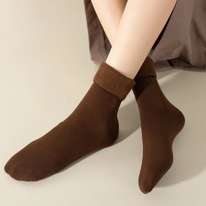 Chaussettes pilou pilou moelleuses unisexes - vue 3
