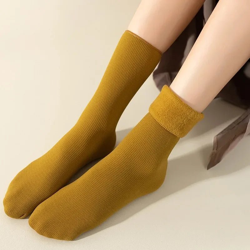 Chaussettes pilou pilou moelleuses unisexes - vue 4
