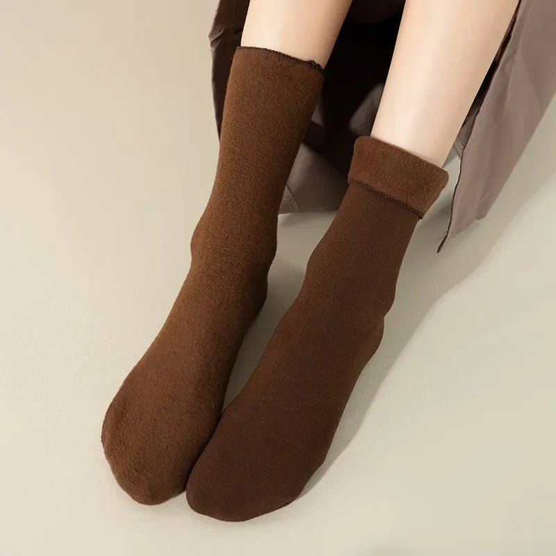 Chaussettes pilou pilou moelleuses unisexes - vue 6