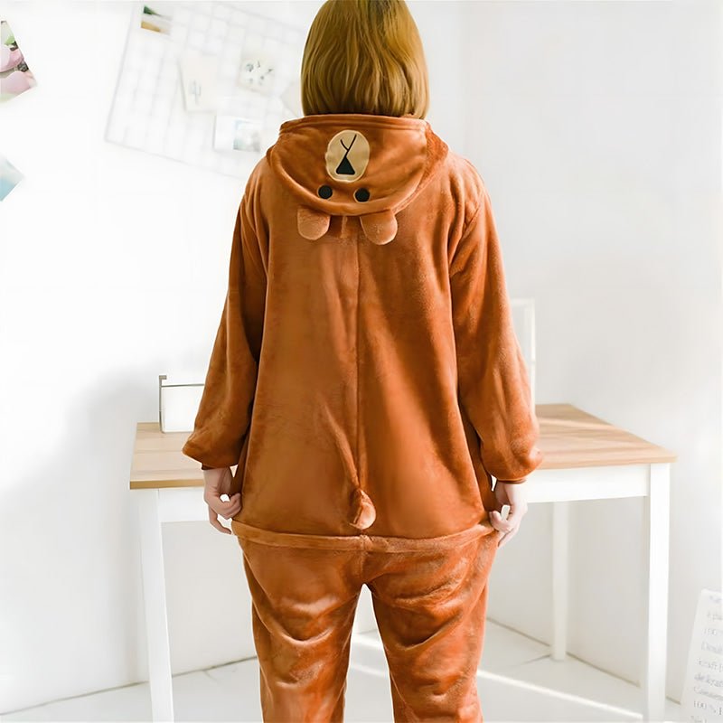 Combinaison kigurumi ours en pilou pilou - vue 1 Combinaison kigurumi ours en pilou pilou - vue 1