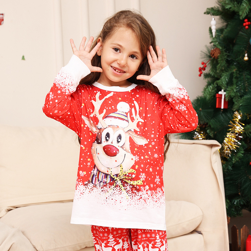 Pyjama de Noël famille motif renne assorti - vue 3